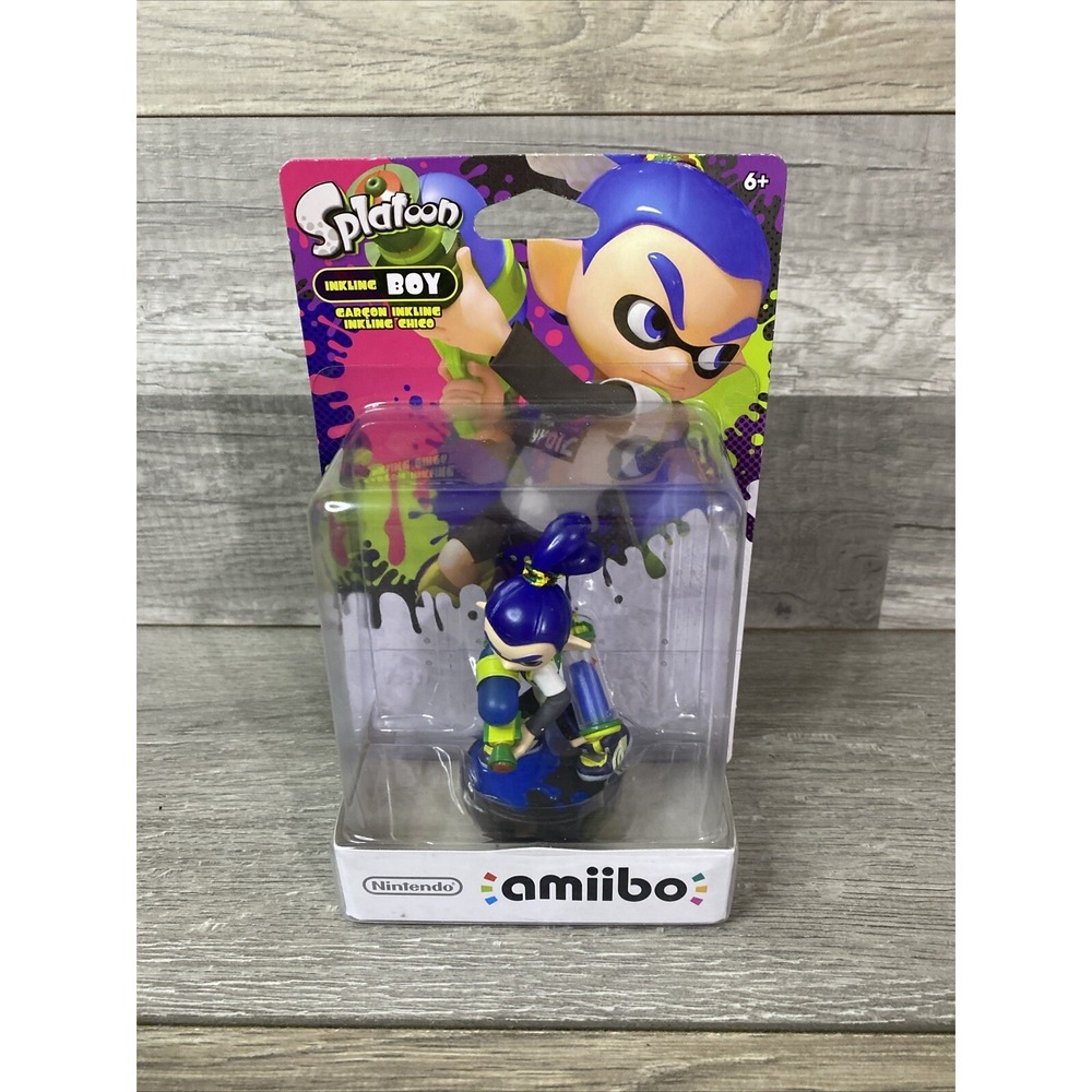 Nintendo Splatoon Blue Inkling Boy amiibo NEW SEALED